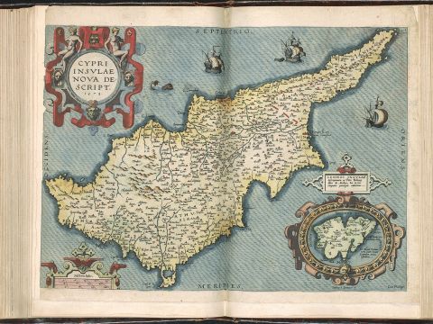 מפת קפריסין, 1573